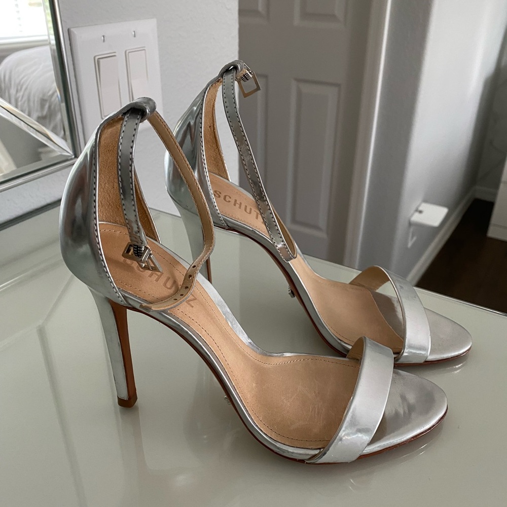 Silver shoes